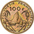 French Polynesia, 100 Francs, 2000, Monnaie de Paris, Nickel-brass, VZ+, KM:14