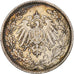 Germania, Wilhelm II, 1/2 Mark, 1918, Berlin, Argento, BB, KM:17