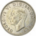 Regno Unito, George VI, Florin, Two Shillings, 1941, London, Argento, BB+