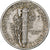 Verenigde Staten, Dime, Mercury, 1941, Philadelphia, Zilver, FR+, KM:140