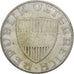 Áustria, 10 Schilling, 1958, Vienna, Prata, VF(30-35), KM:2882