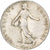 Francia, 50 Centimes, Semeuse, 1918, Paris, Plata, MBC+, Gadoury:420, KM:854