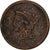 Francia, Cent, Braided Hair, 1851, Philadelphia, Cobre, BC+, KM:67