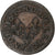 Francia, Louis XIII, Double Tournois, 1642, La Rochelle, Cobre, BC+, Gadoury:12