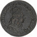 Frankrijk, Louis XIV, Liard, 1656/5, Paris, Koper, ZF, Gadoury:80