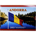 Andorra, Set 1c. to 1€, BU, 2003, MS(65-70)