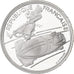 França, 100 Francs, Albertville - Bobsleigh, 1990, MDP, Proof, Prata, MS(65-70)