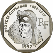 Frankrijk, 100 Francs, Georges Guynemer, 1997, MDP, Proof, Zilver, FDC, KM:1196