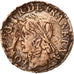 Francia, Louis XIII, Double Tournois, 1642, Rame, MB+, Gadoury:12