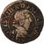 Francia, Louis XIII, Double Tournois, 1626, Cobre, BC, Gadoury:8