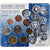 Grecja, 1 Cent to 2 Euro, BU, 2007, Athens, ND, MS(65-70)