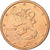 Finland, 2 Euro Cent, 1999, Vantaa, Copper Plated Steel, MS(63), KM:99