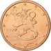 Finland, 2 Euro Cent, 1999, Vantaa, Copper Plated Steel, MS(63), KM:99