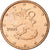 Finland, Euro Cent, 2000, Vantaa, Copper Plated Steel, MS(63), KM:98