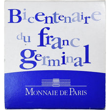 Francja, 1/4 Euro, Bicentenaire du franc germinal, Proof, 2003, Monnaie de