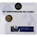 França, 2 Euro, 10 ans de l'euro, BU, 2012, Monnaie de Paris, Bimetálico