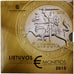 Lituania, 1 Cent to 2 Euro, BU, 2015, N.C., FDC