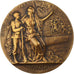 França, medalha, Pro Patria, Préparation Militaire, 1911, Bronze, Grandhomme