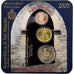 San Marino, Set 2 c. + 20 c. + 2€, St. Francis' Gate, UNC, 2005, Rome, STGL