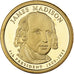 États-Unis, Dollar, James Madison, 2007, San Francisco, BE, Brass manganese