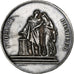 France, Médaille de mariage, Mariage, Fidélité Bonheur, Argent, Petit, SUP
