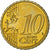 Eslovénia, 10 Euro Cent, BU, 2007, Vantaa, Nordic gold, MS(65-70)