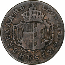 Oostenrijk, Franz II, Kreuzer, 1792, Günzburg, Koper, ZF, KM:27