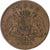 Grand Duchy of Baden, Friedrich I, 1/2 Kreuzer, 1861, Karlsruhe, Cobre