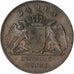 Grand Duchy of Baden, Friedrich I, Kreuzer, 1871, Karlsruhe, Cobre, AU(50-53)