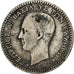 Grecja, George I, 50 Lepta, 1874, Paris, Srebro, VF(30-35), KM:37