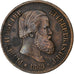 Brazylia, Pedro II, 20 Reis, 1869, Brązowy, EF(40-45), KM:474