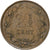 Paesi Bassi, Willem III, 2-1/2 Cent, 1881, Utrecht, Bronzo, BB, KM:108