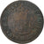 France, Louis XVI, Sol, 1780, La Rochelle, Copper, VF(20-25), Gadoury:350