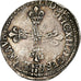 France, Louis XIV, 1/4 Ecu, 1645, Toulouse, Silver, VF(30-35), Gadoury:136