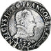França, Henri III, Franc au Col Plat, 1579, Prata, VF(20-25), Gadoury:496