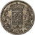 Francia, 1/2 Franc, 1820, Paris, Plata, MBC+, Gadoury:401, KM:708.1