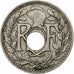 France, 25 Centimes, Lindauer, 1914, Paris, Off-centre hole, Nickel, AU(50-53)