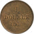 Guernesey, Double, 1911, Heaton, Bronze Plated Copper, TTB+, KM:11