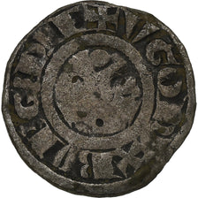 Duchy of Burgundy, Hugues III, Denier, 1162-1192, Dijon, Vellón, BC+