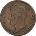 Monaco, Honore V, 5 Centimes, 1837, Monaco, Koper, FR+, Gadoury:MC102