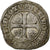 France, Charles VI, Blanc Guénar, 1389-1422, Paris, Billon, VF(30-35)