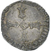 França, Henri IV, 1/4 Ecu, Angers, Prata, VF(30-35), Gadoury:597