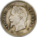 Francja, Napoleon III, 20 Centimes, 1867, Paris, Srebro, EF(40-45), Gadoury:309