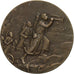 França, medalha, Zouaves à l'assaut, Bronze, AU(50-53)