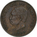 Cambodge, Norodom I, 5 Centimes, 1860, Bruxelles, Bronze, TTB, KM:M2