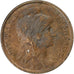 Francia, Centime, Daniel-Dupuis, 1919, Paris, Bronzo, BB+, Gadoury:90, KM:840