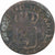 Francia, Louis XV, 1/2 Sol, 1721, Paris, Cobre, BC, Gadoury:273