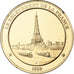 France, Medal, Tour Eiffel, Franklin Mint, Vermeil, Proof, MS(65-70)