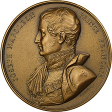 France, Médaille, Joseph Napoléon, Prince français, 1832, Bronze, SUP+, Refrappe