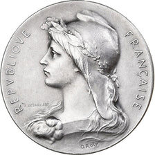 Frankrijk, Medaille, Préfet de la Seine-Inférieure, Zilver, Roty, ZF+